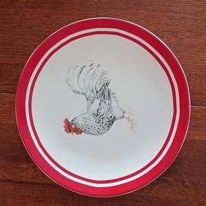 Certified International Susan Winget Homestead Rooster Dinner Plate b925